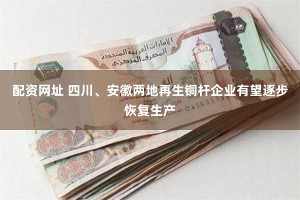 配资网址 四川、安徽两地再生铜杆企业有望逐步恢复生产