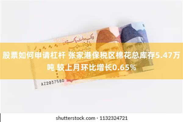 股票如何申请杠杆 张家港保税区棉花总库存5.47万吨 较上月环比增长0.65%