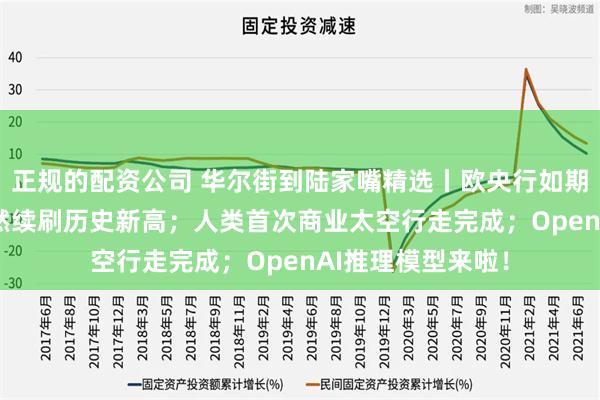 正规的配资公司 华尔街到陆家嘴精选丨欧央行如期再降息；IBM悄然续刷历史新高；人类首次商业太空行走完成；OpenAI推理模型来啦！