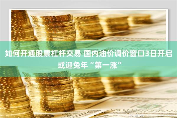 如何开通股票杠杆交易 国内油价调价窗口3日开启 或迎兔年“第一涨”