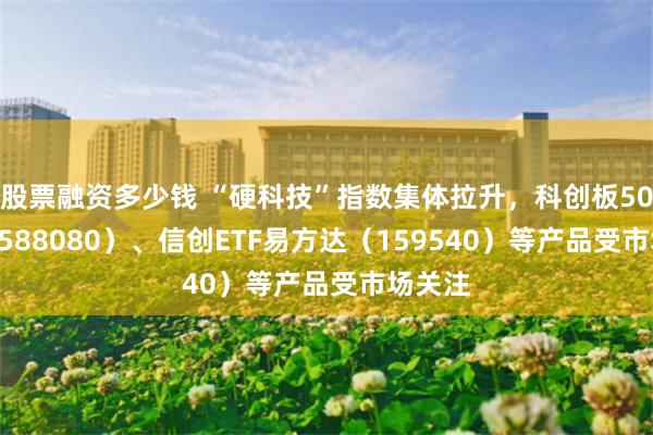 股票融资多少钱 “硬科技”指数集体拉升，科创板50ETF（588080）、信创ETF易方达（159540）等产品受市场关注