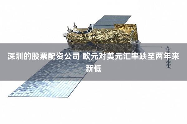 深圳的股票配资公司 欧元对美元汇率跌至两年来新低