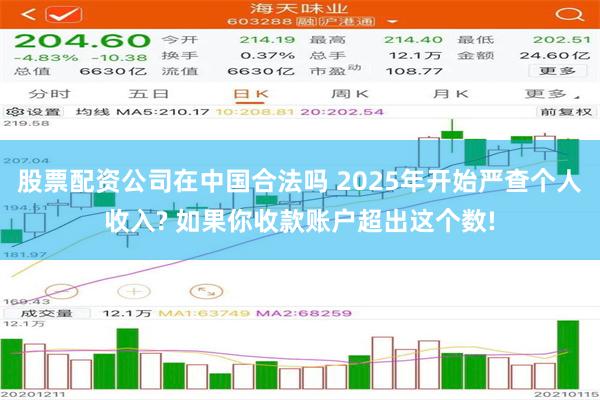 股票配资公司在中国合法吗 2025年开始严查个人收入? 如果你收款账户超出这个数!