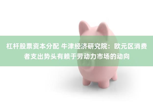 杠杆股票资本分配 牛津经济研究院：欧元区消费者支出势头有赖于劳动力市场的动向